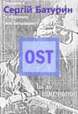 Обложка книги «OST» — Сергій Батурин