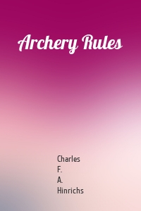 Archery Rules