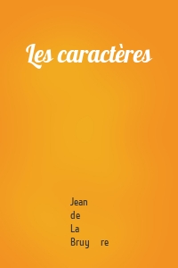 Les caractères