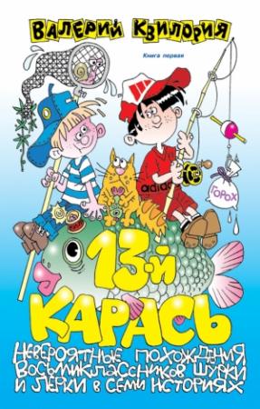 Обложка книги «13-й карась» — Валерий Квилория