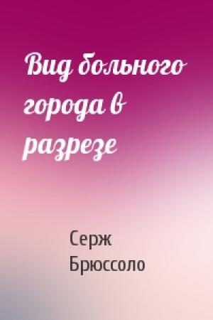 Обложка книги «Вид больного города в разрезе» — Серж Брюссоло