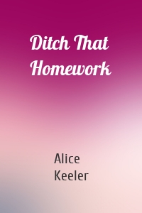 Ditch That Homework