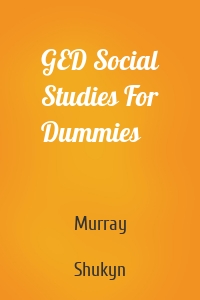 GED Social Studies For Dummies