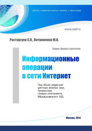 Обложка книги «Информационные операции в сети Интернет» — Сергей Расторгуев, Мария Литвиненко
