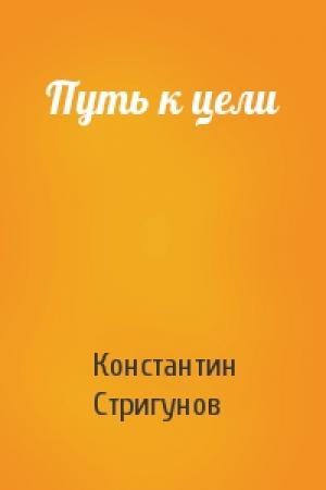 Обложка книги «Путь к цели» — Константин Стригунов