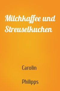 Milchkaffee und Streuselkuchen