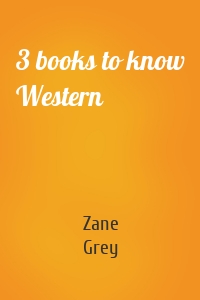 3 books to know Western