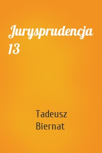 Jurysprudencja 13