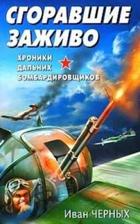 Обложка книги «Сгоравшие заживо. Хроники дальних бомбардировщиков.» — Иван Черных