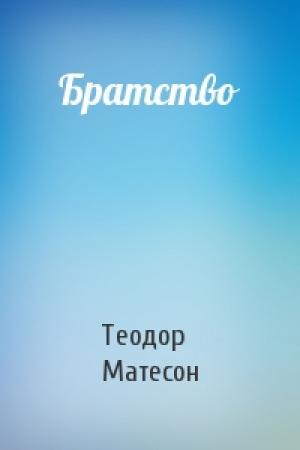 Обложка книги «Братство» — Теодор Матесон