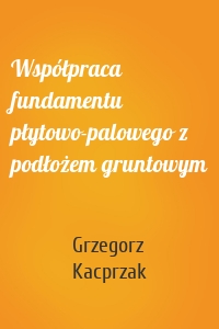 Współpraca fundamentu płytowo-palowego z podłożem gruntowym