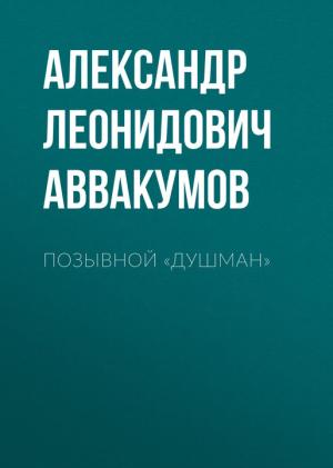 Обложка книги «Позывной «Душман»» — Александр Аввакумов