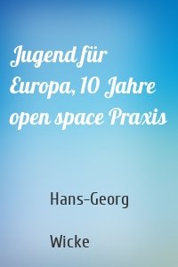 Jugend für Europa, 10 Jahre open space Praxis