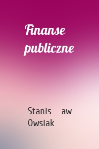 Finanse publiczne