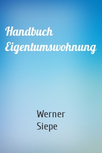 Handbuch Eigentumswohnung