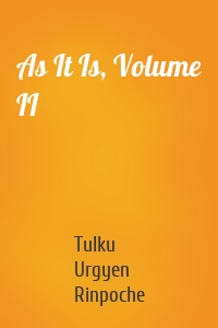 As It Is, Volume II