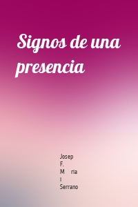 Signos de una presencia