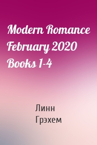 Modern Romance February 2020 Books 1-4