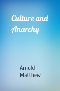 Culture and Anarchy