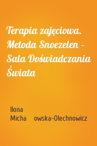 Terapia zajęciowa. Metoda Snoezelen – Sala Doświadczania Świata
