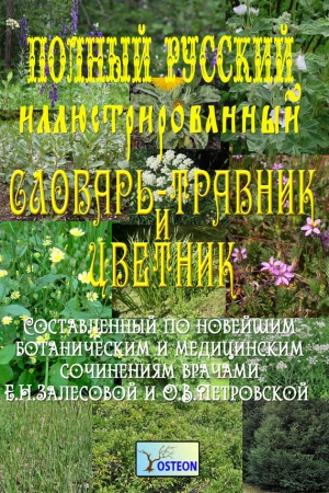Обложка книги «Полный иллюстрированный словарь-травник и цветник» — Е. Залесова, О. Петровская