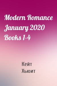 Modern Romance January 2020 Books 1-4