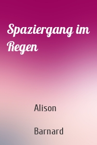 Spaziergang im Regen