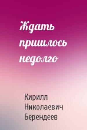 Обложка книги «Ждать пришлось недолго» — Кирилл Берендеев