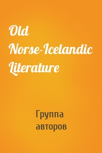 Old Norse-Icelandic Literature