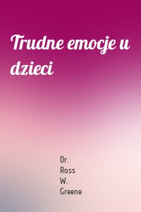 Trudne emocje u dzieci