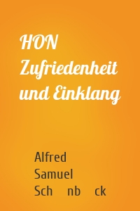 HON Zufriedenheit und Einklang