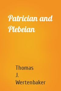 Patrician and Plebeian