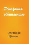 Александр Щёголев - Показания обвиняемого