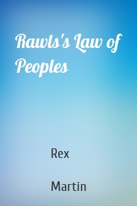 Rawls's Law of Peoples