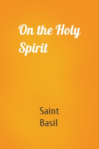 On the Holy Spirit