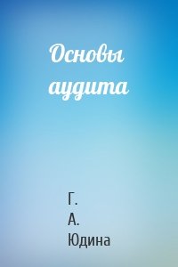 Основы аудита