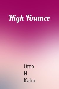 High Finance