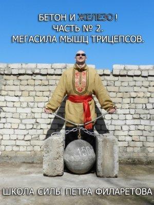Обложка книги «Мегасила мышц трицепсов» — Петр Филаретов