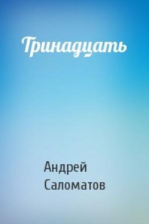 Обложка книги «Тринадцать» — Андрей Саломатов