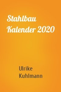 Stahlbau Kalender 2020