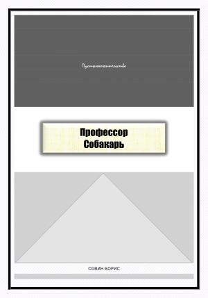 Обложка книги «Профессор Собакарь» — Борис Совин