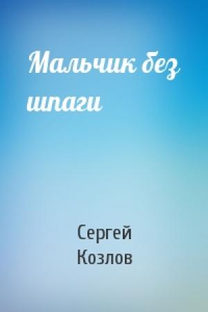 Обложка книги «Мальчик без шпаги» — Козлов Сергей