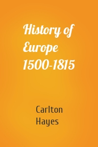 History of Europe 1500-1815