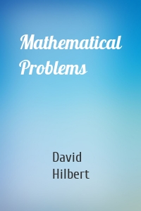 Mathematical Problems