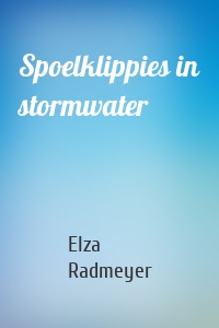 Spoelklippies in stormwater