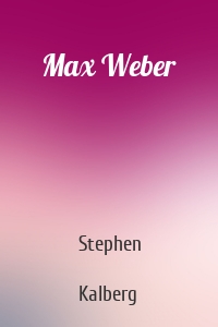 Max Weber