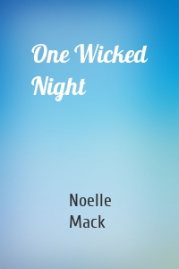 One Wicked Night