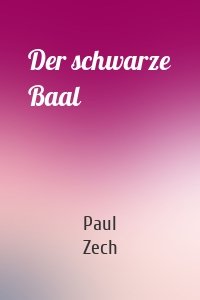 Der schwarze Baal