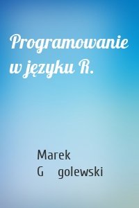 Programowanie w języku R.