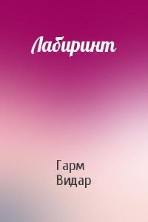 Обложка книги «Лабиринт» — Гарм Видар